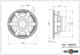 B&C 12NBX100 12" Professional Neodymium Woofer 2000W 8-Ohm / 96dB / 40 - 1500 Hz