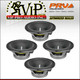 4x PRV Audio 12MB1500 12" Midbass Woofer 1500W Replacement Speaker 8-Ohm