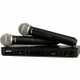 Shure BLX288/PG58-H10 Dual Handheld Wireless Microphone Mic System 542 - 572 MHz