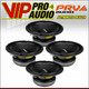 4x PRV Audio 6MB200-4 V2 4-Ohm 6.5" MID-BASS 200W Car Audio LOUDSPEAKER 6MB200 V2