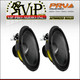 PRV 6MB250-NDY-4 6.5" Midbass Woofer 4-Ohm 250W Neodymium Car Midrange (PAIR)