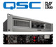 QSC GX5 amplifier front and rear views
