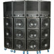 2x Yorkville SA153 3Way 2500W Speaker + 2x SA315S Active Subwoofer + 2x SADOLLY1