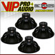 4x B&C 18SW115-4 18" Neodymium Subwoofer Speaker 3400Watts 4-Ohm 4.5" Voice Coil