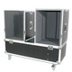 roX X-EVO1250X2W ATA Flight Case for 2x RCF EVOX12 or EV Evolve 50 Compact Arrays Fits Two Speakers and Subwoofers