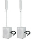 2x RCF EVOX J8-W Active 2-Way Portable Line Array 1400W Speaker + Cables & ProX Case
