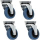 RCF AC 4Caster Lock 4 Pack Sub Wheels