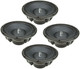 4x PRV Audio 8MB700FT-NDY 8" Mid-Bass Neodymium Loudspeaker 2.5" Coil 1400 Watts Max Peak Power