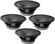 4x B&C 12MH801 12" MidBass Pro Audio Replacement Speaker Woofer 8-Ohm