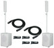RCF JMIX8-W with cables live setup