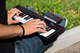 iRig Keys 2 Mini played outdoors on lap