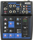 Gemini GEM-05USB 5-CHANNEL BLUETOOTH Recording Live Sound Mixer, w/ USB Playback