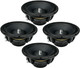 4x PRV Audio 8MB700FT-NDY-4 8" NEODYMIUM MID-BASS 4-Ohm 700W Car LOUD SPEAKER 