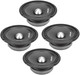 4x PRV 6MR250B-4 SLIM 6.5" 4-Ohm 250W Shallow Mid Range Bullet Car Audio Speaker