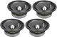 4x PRV 6MR400-4 BULLET 6.5" 4-Ohm Mid Range 400Watt Car Audio Bullet Loudspeaker