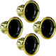 4 x PRV WGP14-50 Gold Black CR 2" Exit ABS Plastic Wave Guide 4 Bolt-on Driver
