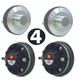 4X JBL / Selenium D202Ti - 1" Titanium Compression Driver 120 Watts, 8-Ohms, 1000 to 20KHz - D202 Ti