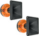 2x PRV Audio WG270Ph Compact 1" Phenolic Compression Driver Plus Horn 150 Watts