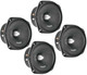 4x PRV 69MR500-4 BULLET 6x9" Mid Range 500W 4-Ohm Bullet Car Audio Loud Speaker