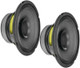 2x PRV 6FR200 6.5" Full Range Speaker 200W Stamped Steel Basket 120Hz-20kHz