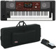 Korg PA700 61-key Arranger Keyboard w/ KSP100 Sustain Pedal + Gator GK-61 Case