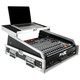 ProX T-2MRSS13ULT 13U Top Mixer/DJ 2U Rack Combo Flight Case W/Laptop Shelf