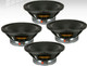 4 x B&C 12PE32 12" Midbass Car Audio Speaker 500 Watts 8-Ohms Authorized Dealer 