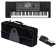 Korg Pa600 61-key Arranger Keyboard + USS1-61 Soft Case + KSP100 Pedal