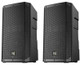 2x Electro-Voice ELX200-12P Active 12" 1200W ClassD Amplified EV Powered Speaker