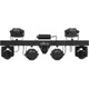 Chauvet Gig Bar Move 5-in-1 Lighting System Moving Heads, Derbies, Washes, Laser