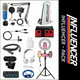 Blastking IP-WPACK-Blue Influencer Pack w/ Interface, LED RING, MIC-KIT & Bag