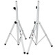 ProX T-SS28P White Heavy-Duty All Metal Speaker Tripod Stand Set of 2, 4-7 ft