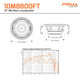2x PRV Audio 10MB800FT Pro 10" Midbass FORTE Car Audio Speaker 800 Watts 8-Ohms.