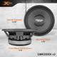 PRV 12″ Midrange Speaker 12MR2000X v2 2000 Watts / 8-Ohm High Power PRO Audio Loudspeaker