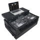 ProX XS-RANEONE WLTBL Flight Case For RANE ONE DJ Controller w/ Sliding Laptop Shelf, 1U Rack & Wheels (Black on Black)