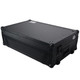 ProX XS-RANEONE WLTBL Flight Case For RANE ONE DJ Controller w/ Sliding Laptop Shelf, 1U Rack & Wheels (Black on Black)