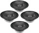 4x Timpano TPT-MB6 Slim 6.5" Shallow Mid Bass Car Audio Speaker 200 Watts 4-Ohm