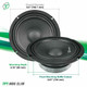 4x Timpano TPT-MB6 Slim 6.5" Shallow Mid Bass Car Audio Speaker 200 Watts 4-Ohm