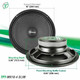 2 x Timpano TPT-MR10-4 Slim 10" Mid-Range Shallow Car Audio Speaker 400W 4-Ohms