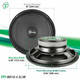 Timpano TPT-MR10-4 Slim 10" Mid Range Shallow Car Audio Speaker 400 Watts 4-Ohm 