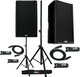 2x QSC K12.2 Active DJ 2000W 2-Way Portable Speaker + 2x K12 Totes + Accessories