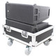 ProX X-RCF-HDL6ALAX2W Line Array Flight Case for 2x RCF HDL6-A HDL & 26-A Speakers w/ Wheels