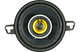 Kicker 46CSC354 CSC35 3.5-Inch 2-Way Coaxial Car Audio Speaker, UV-treated 4-Ohm