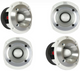 4X JBL Selenium ST400 TRIO BLANCO / White Super Tweeter, 8-Ohms 300 Watts