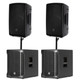 2x RCF SUB702AS-MK2 Active 12" Subwoofer + 2X HD12-A MK5 12" Active Speakers