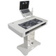 ProX XZF-DJCT W Case Control Tower DJ Podium with Road Cases for Pioneer DDJ-REV7 XDJ-XZ FLX10 RANE Four - White Finish