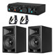 2x RCF AYRA PRO8 8" Active Studio Monitor w/ RCF TRK PRO2 USB Audio Interface