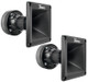 2x Timpano TPT-DH175 1" Exit Phenolic Diaphragm Driver + Plastic Horn 150 Watts