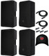 2x RCF ART 915-A 15" 2100W Active 2-Way Speaker w/DSP + 2x CVR ART 915 + Accessories