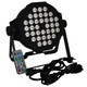 ProX X-PAR36RGBWA1WBIRC Fusion RGBWA Par 36x 1W LED Slim Par with Remote (BLACK)